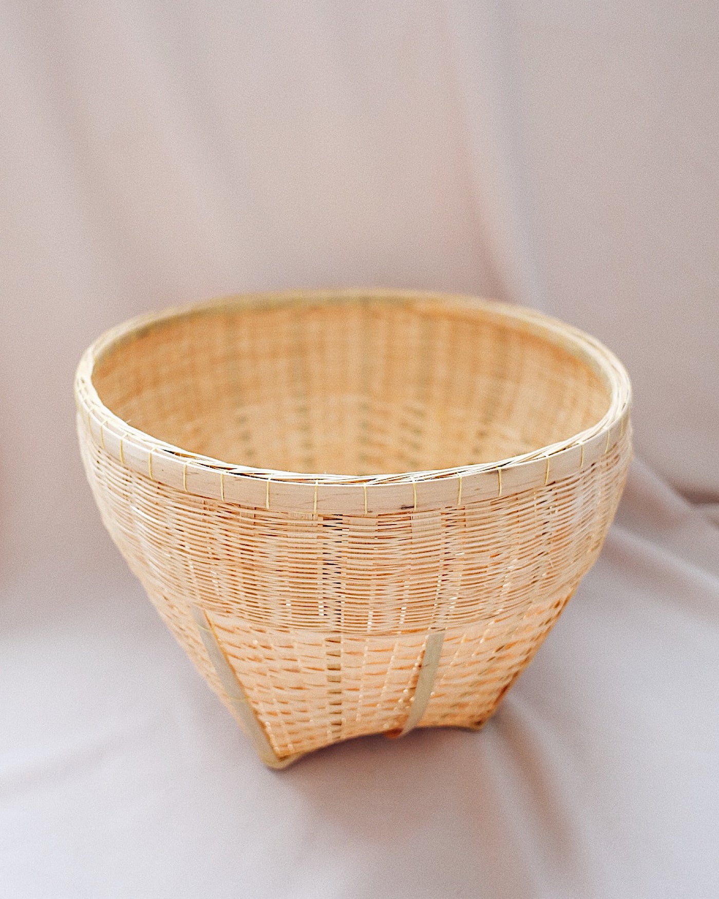 Jacinta Bamboo Storage Basket - Medium | Olive & Iris