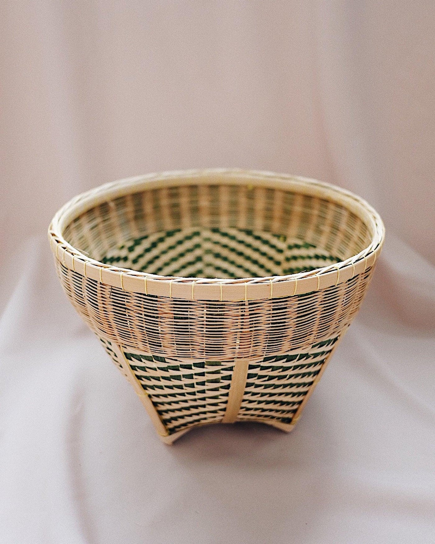 Jacinta Bamboo Storage Basket - Small | Olive & Iris