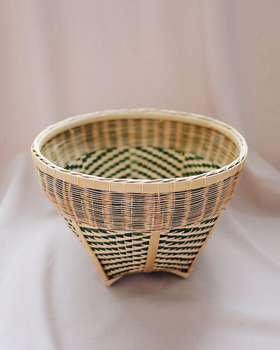 Jacinta Bamboo Storage Basket - Small | Olive & Iris