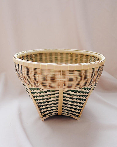 Jacinta Bamboo Storage Basket - Small | Olive & Iris