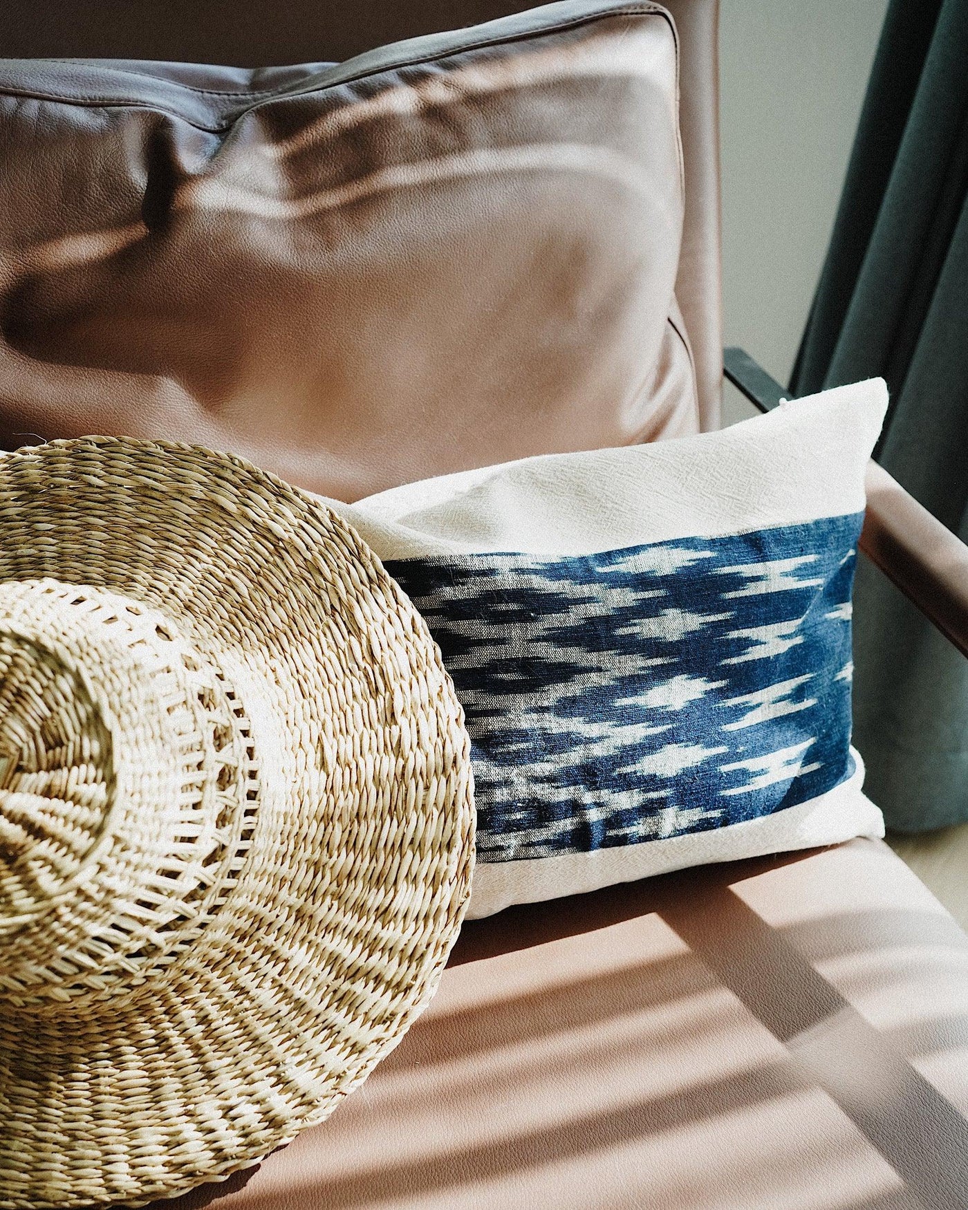 Joy Handwoven Lumbar Pillow Cover | Olive & Iris