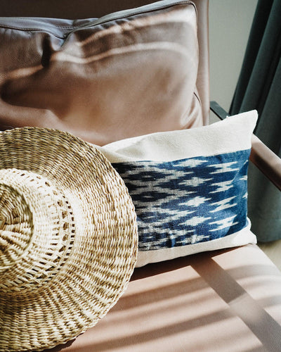 Joy Handwoven Lumbar Pillow Cover | Olive & Iris