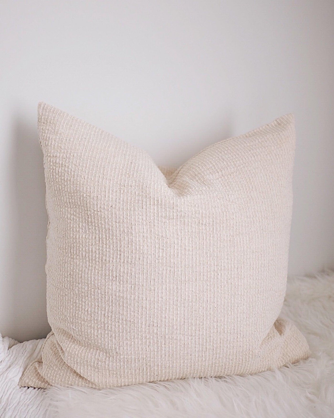 Cotton Hemp Bamboo Pillow Cover | Olive & Iris