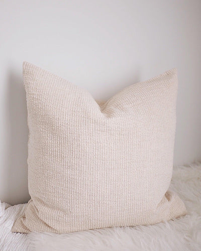 Cotton Hemp Bamboo Pillow Cover | Olive & Iris