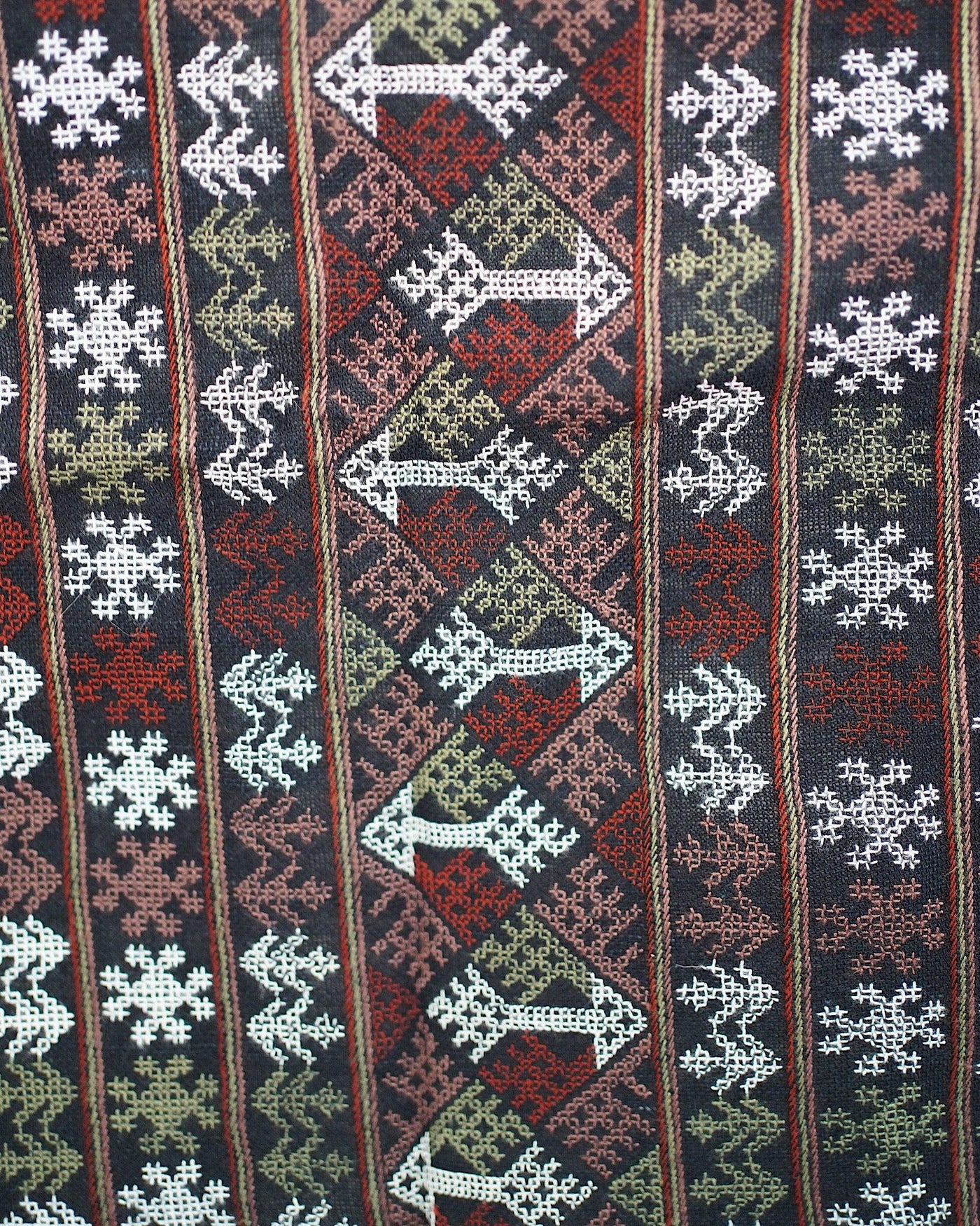 Lapa Vintage Hand Embroidered Tapestry | Olive & Iris
