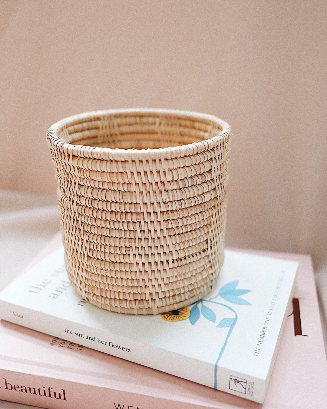 Large Thyme Rattan Utensil Holder | Olive & Iris