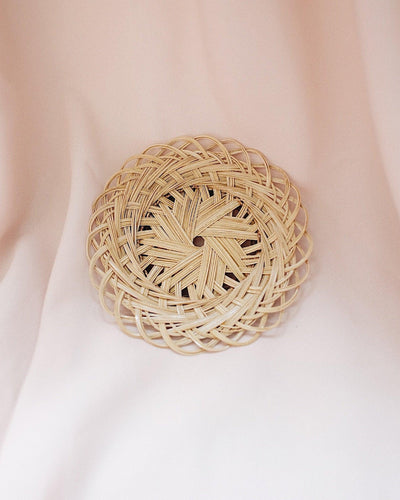 Lily Woven Coaster Set of 4 | Olive & Iris