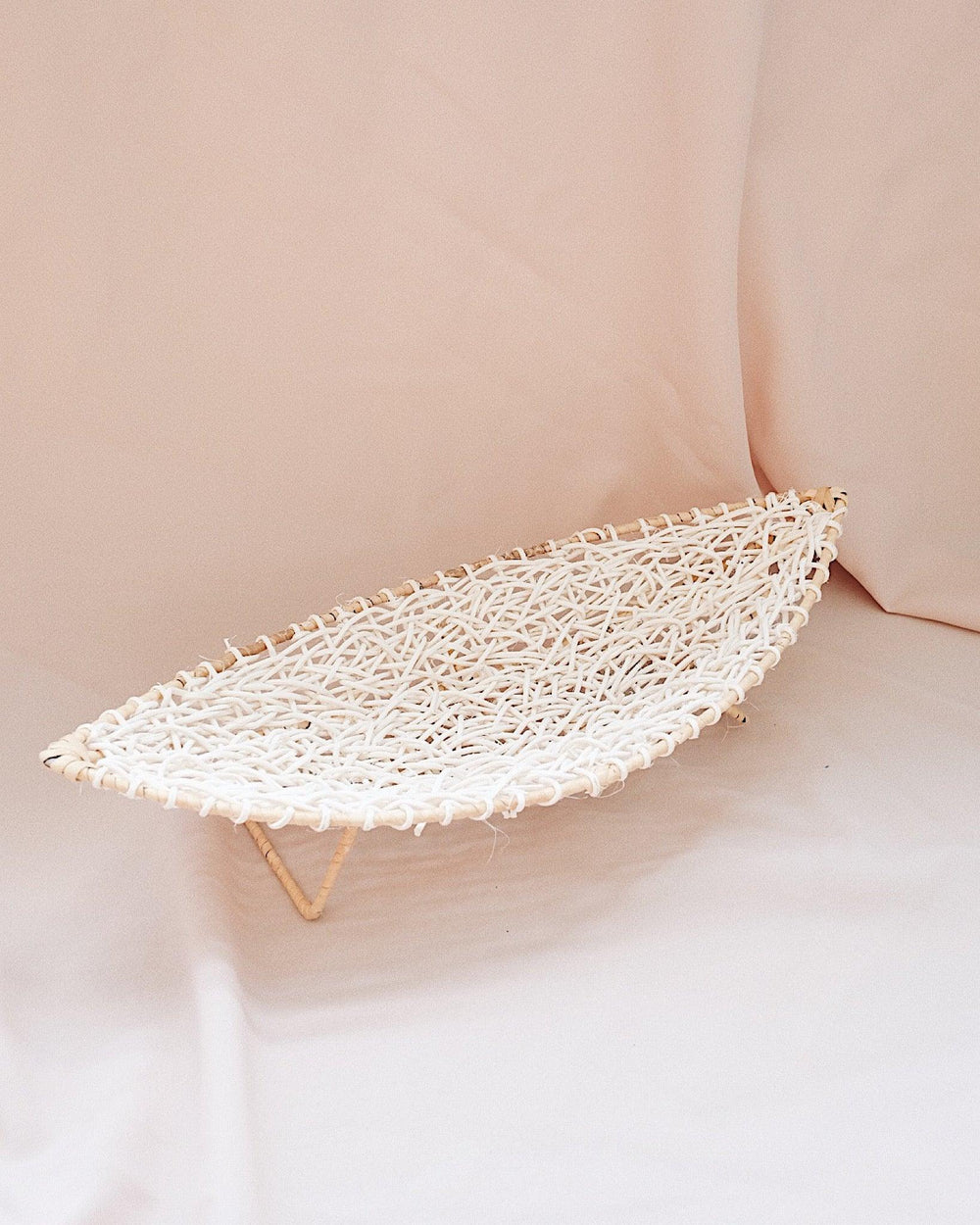 Lotus Woven Elevated Tray | Oliver & Iris