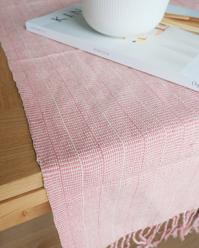 Vintage Hand Woven Table Runner, Throw | Olive & Iris