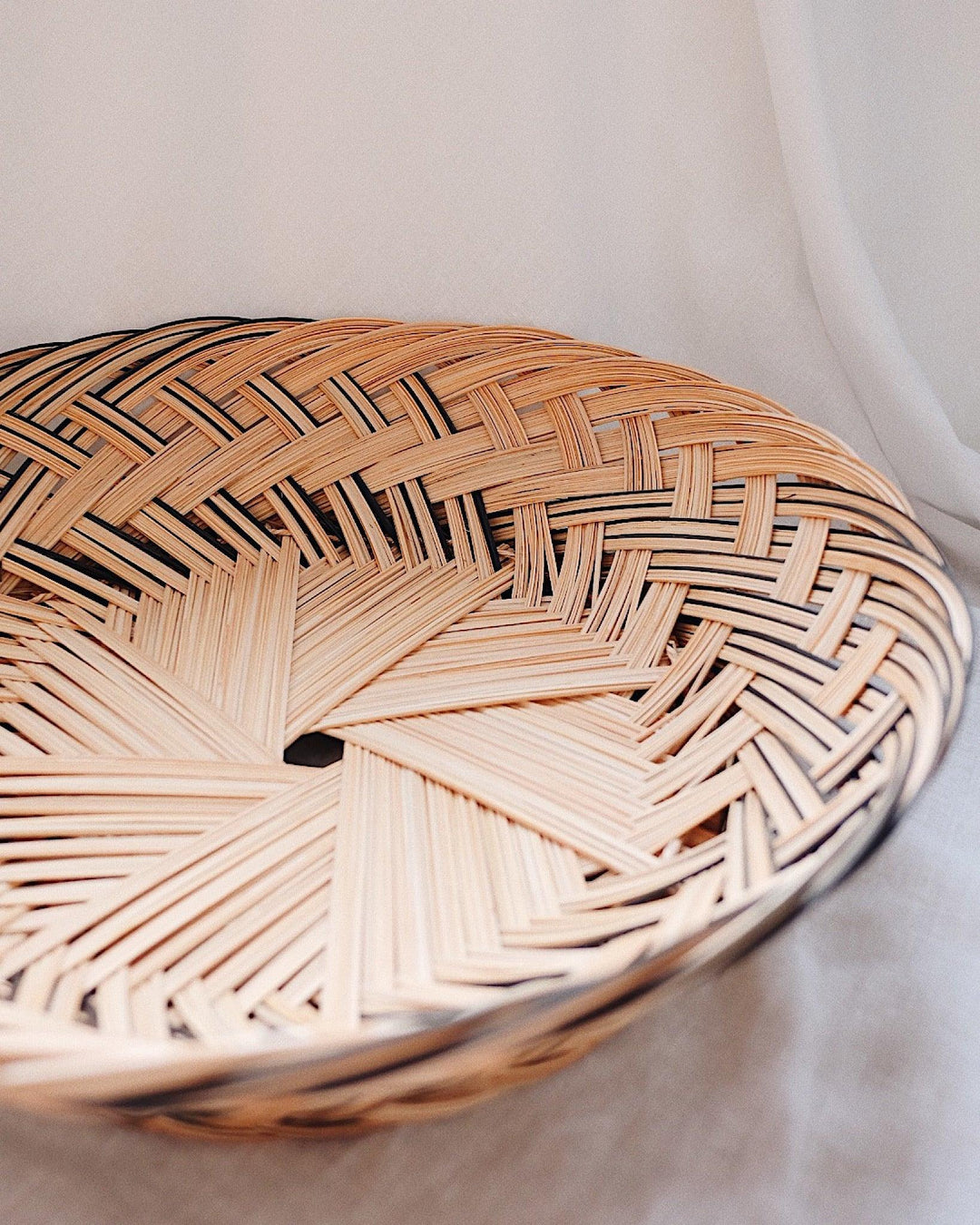 Madder Handwoven Nipa Palm Basket | Olive & Iris 