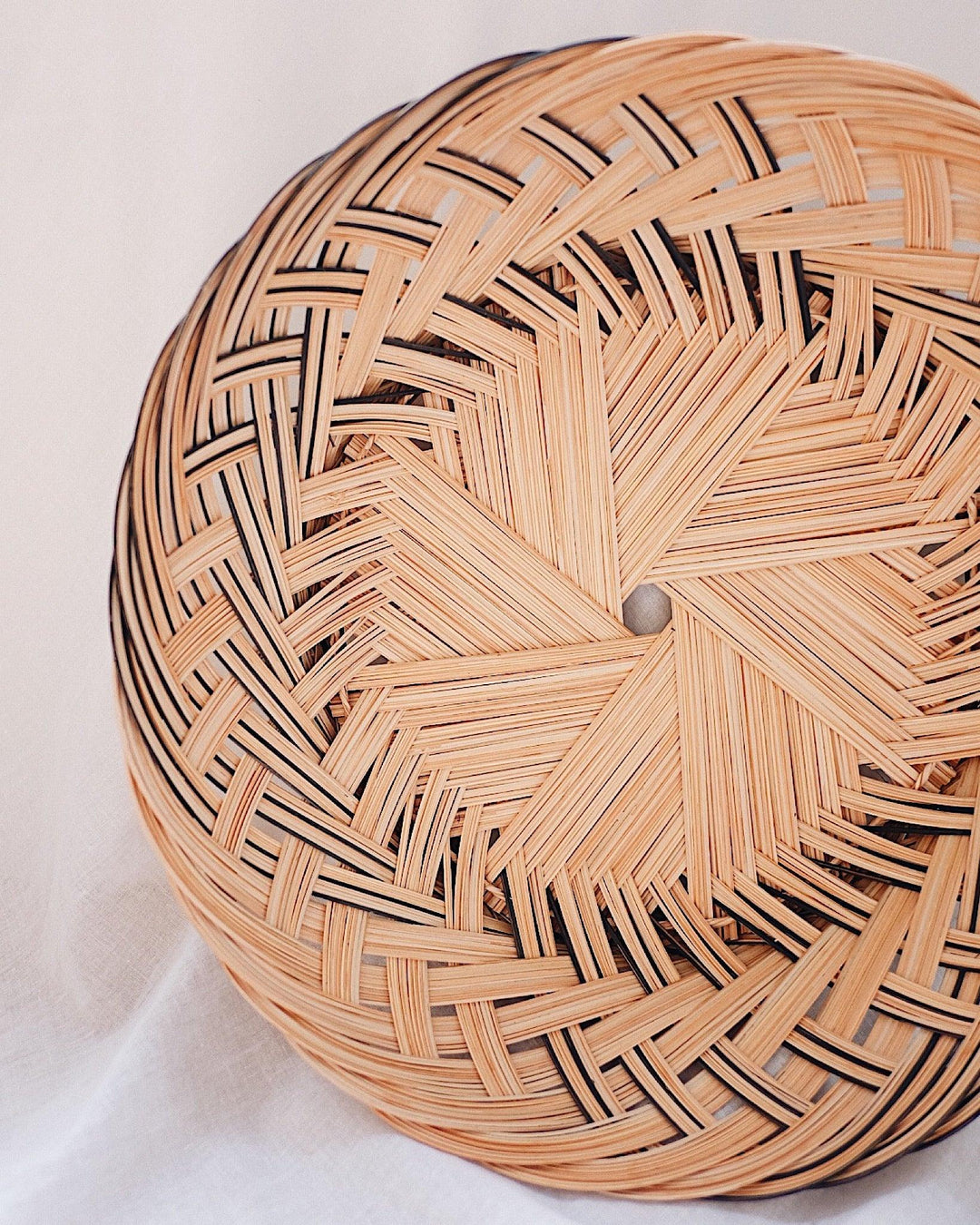 Madder Handwoven Nipa Palm Basket | Olive & Iris 