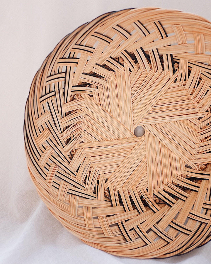Madder Handwoven Nipa Palm Basket | Olive & Iris 