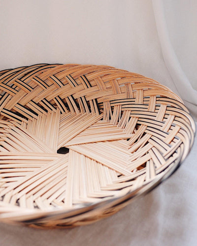 Madder Handwoven Nipa Palm Basket | Olive & Iris 