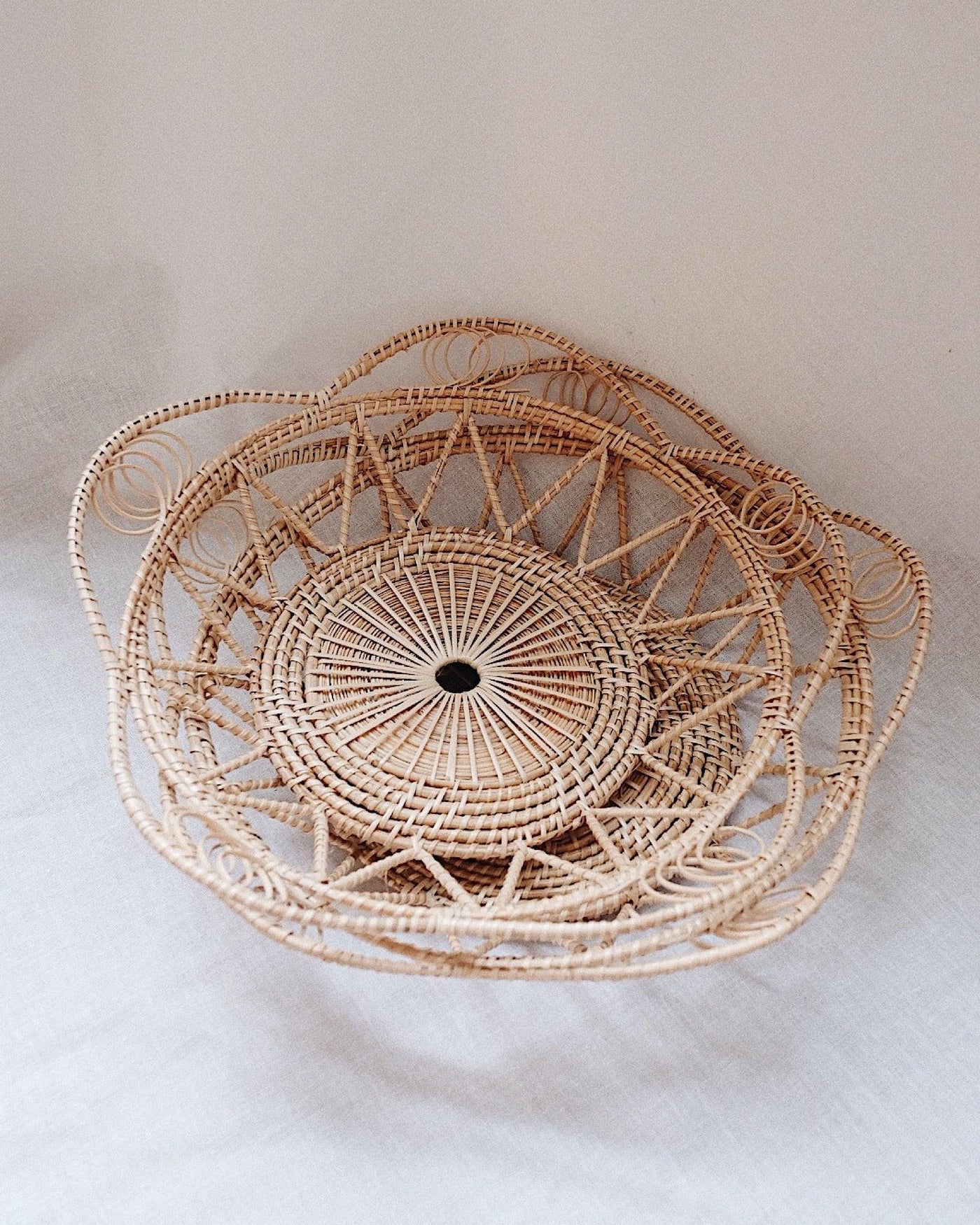 Margarita Rattan Woven Basket | Olive & Iris