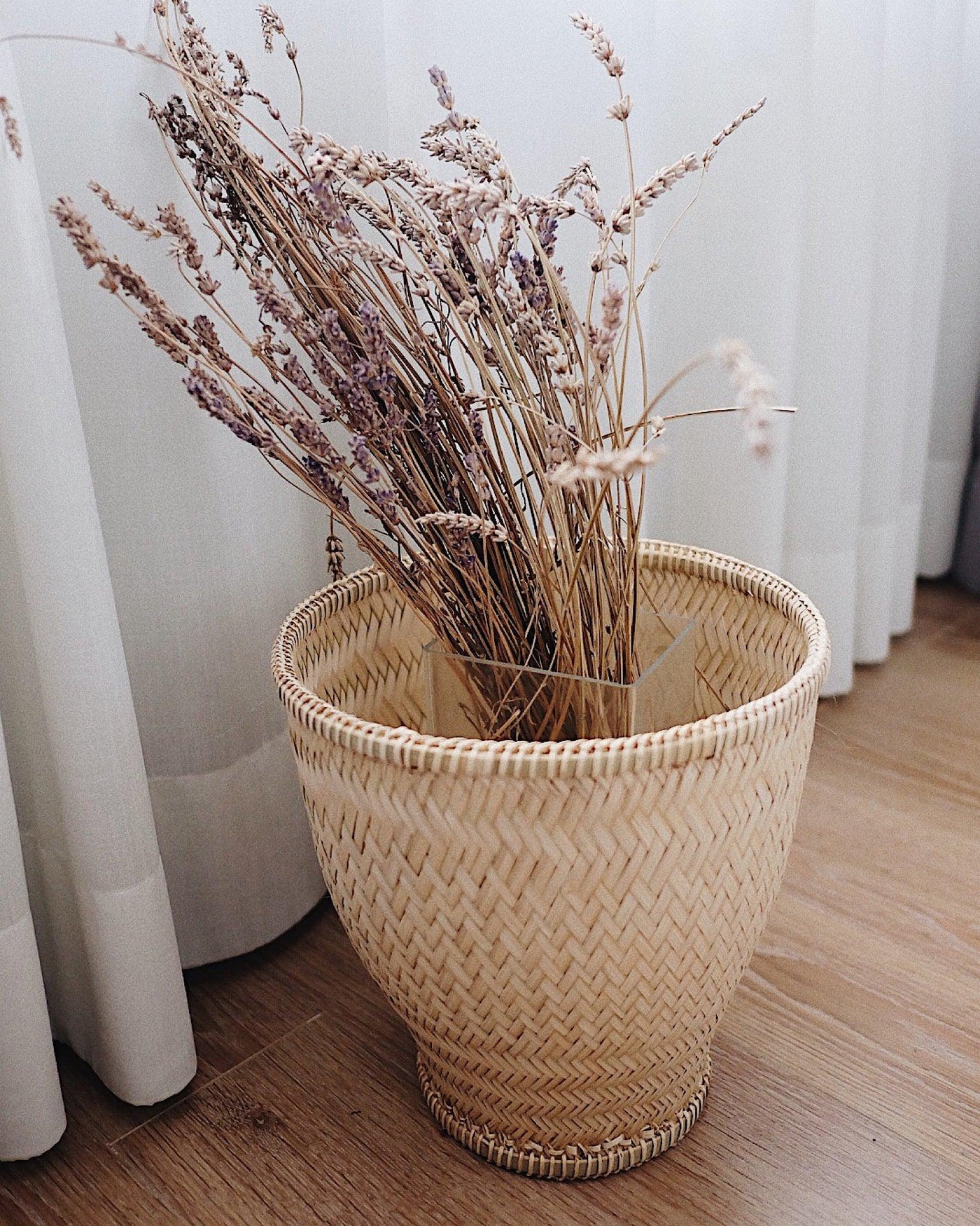 Moon Bamboo Storage Basket | Olive & Iris