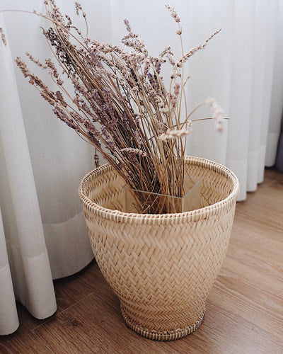 Moon Bamboo Storage Basket | Olive & Iris