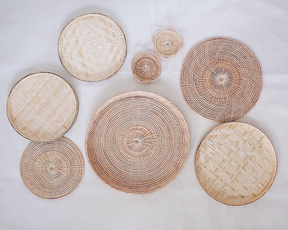 No.23 Basket Wall Hanging Set of 8 | Olive & Iris 