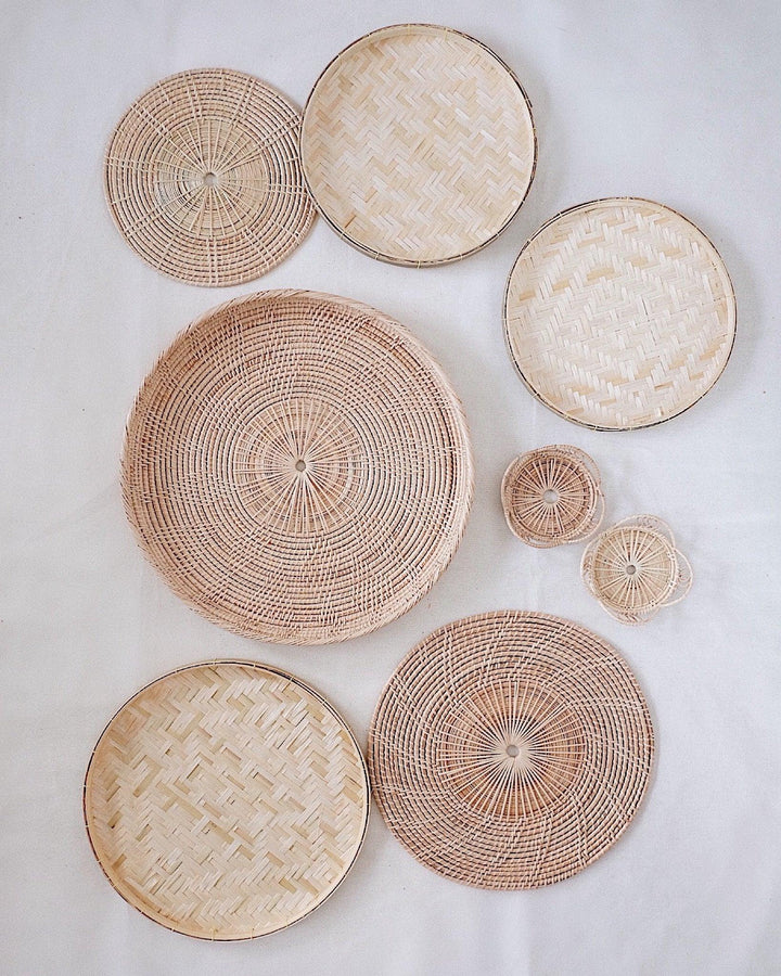 No.23 Basket Wall Hanging Set of 8 | Olive & Iris 