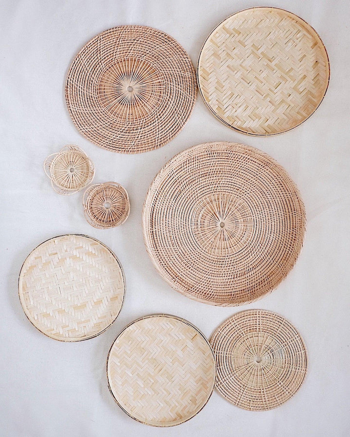 No.23 Basket Wall Hanging Set of 8 | Olive & Iris 