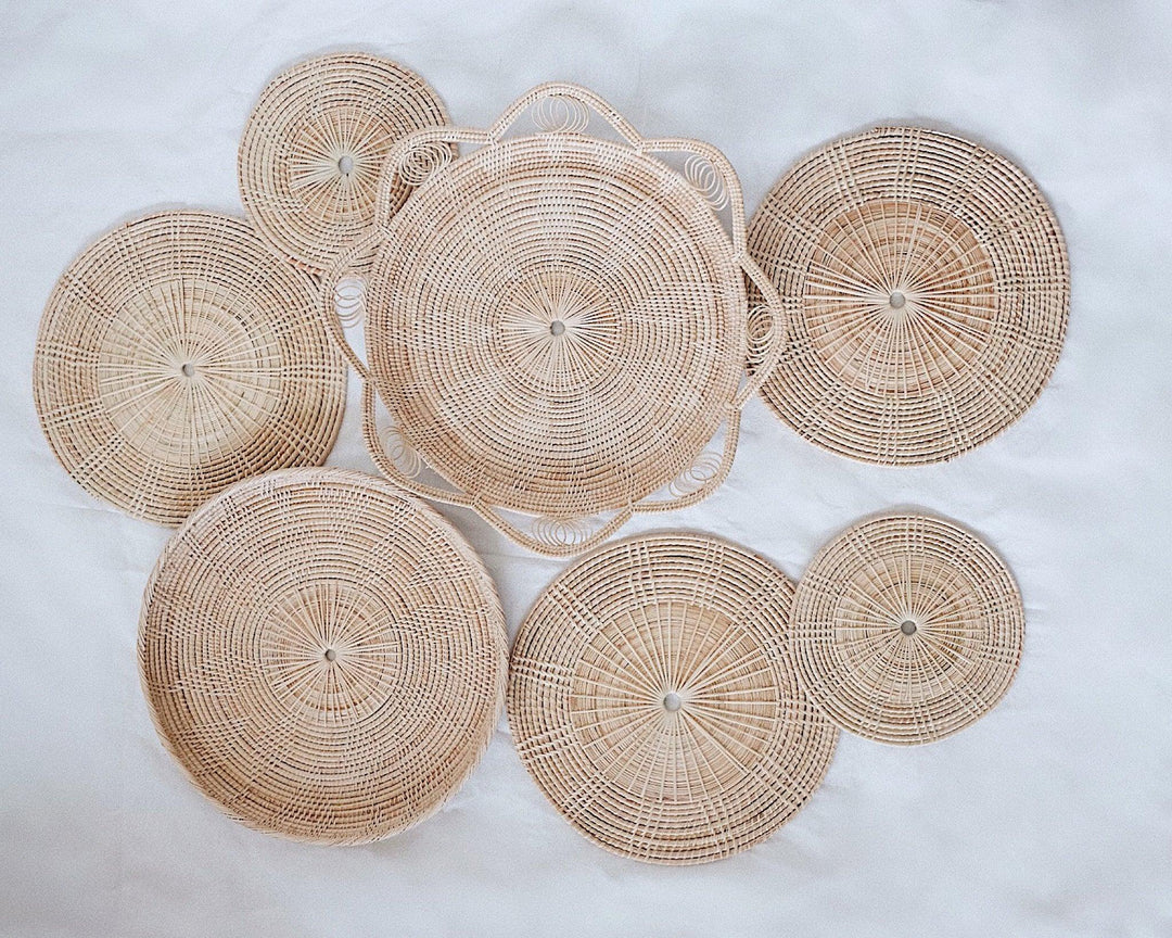 No.28 Basket Wall Hanging Set of 7 | Olive & Iris 