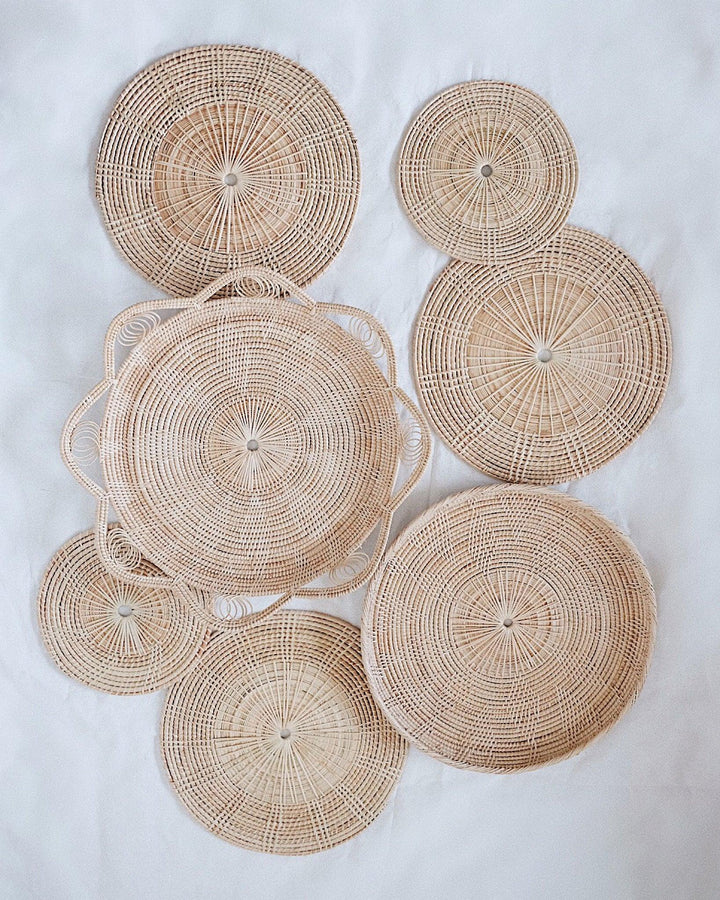 No.28 Basket Wall Hanging Set of 7 | Olive & Iris 