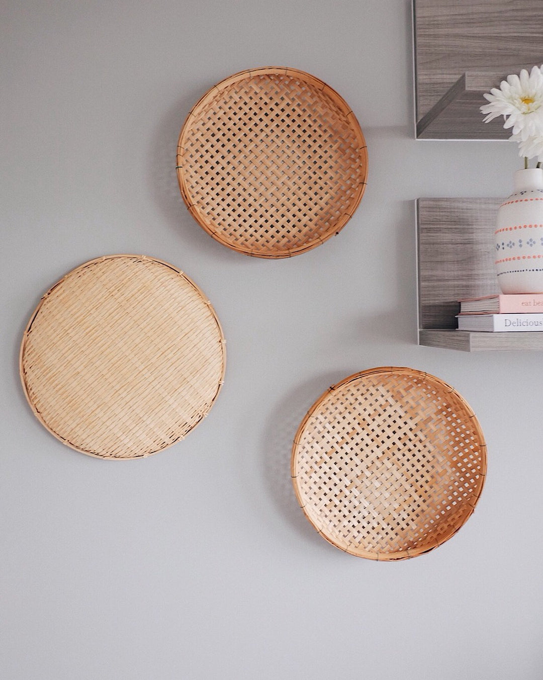 Basket Wall Hangings Set of 3 | Olive & Iris 