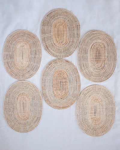 Oval Basket Wall Hanging Set No.2 | Olive & Iris 