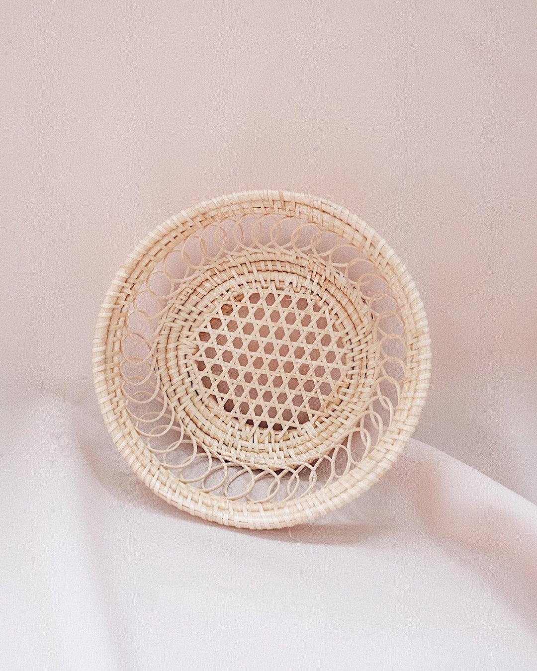 Petite Berry Rattan Woven Plate | Olive & Iris 