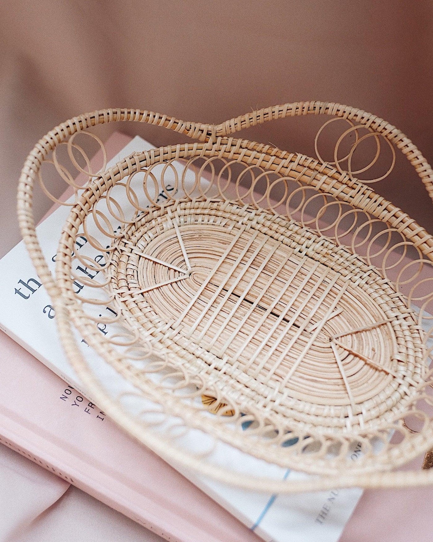 Petite Margarita Oval Rattan Basket | Olive & Iris 