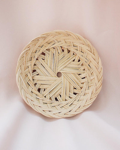Petite Lily Handwoven Plate | Olive & Iris 