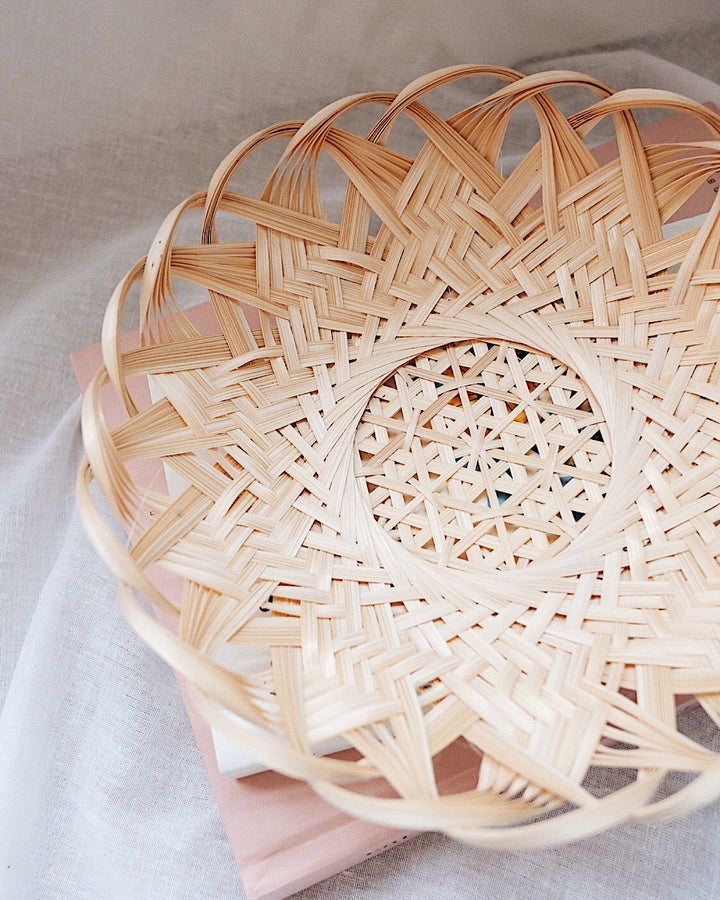 Rada Woven Bamboo Basket | Olive & Iris 