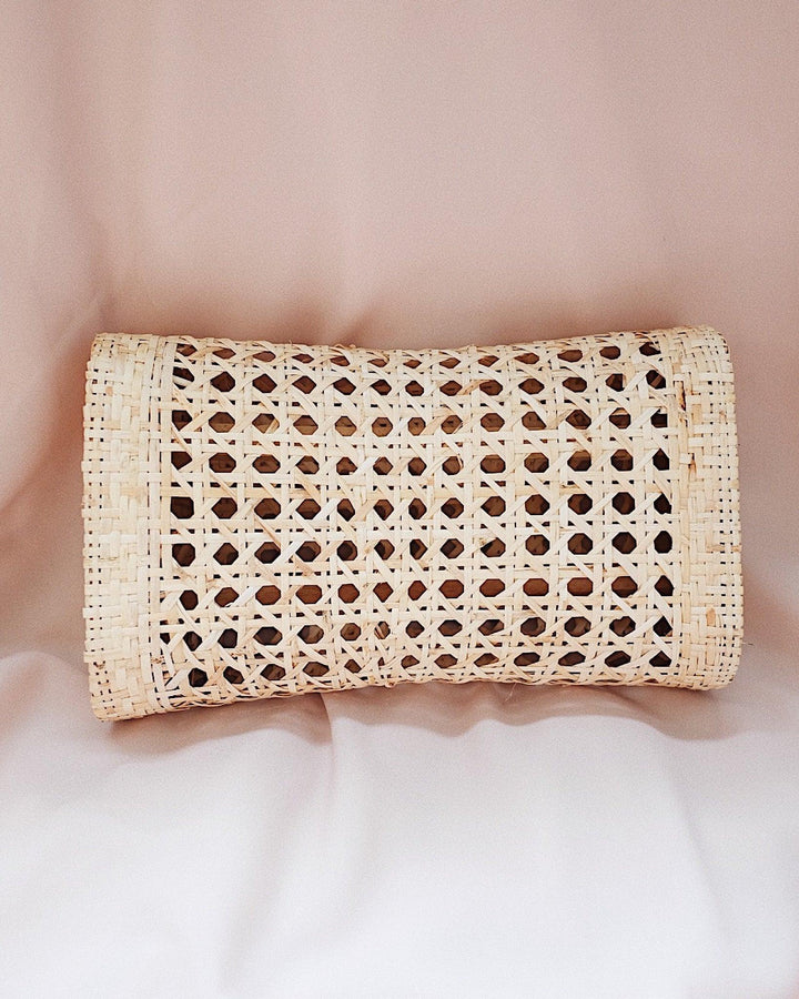 Woven Rattan Cushion | Olive & Iris 