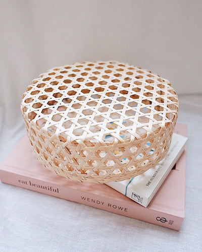 Rosemary Round Bamboo Storage Box | Olive & Iris 