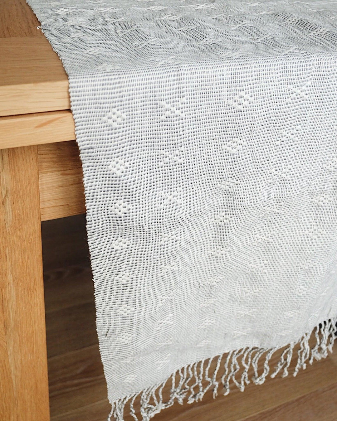 Vintage Hand Woven Table Runner, Throw | Olive & Iris