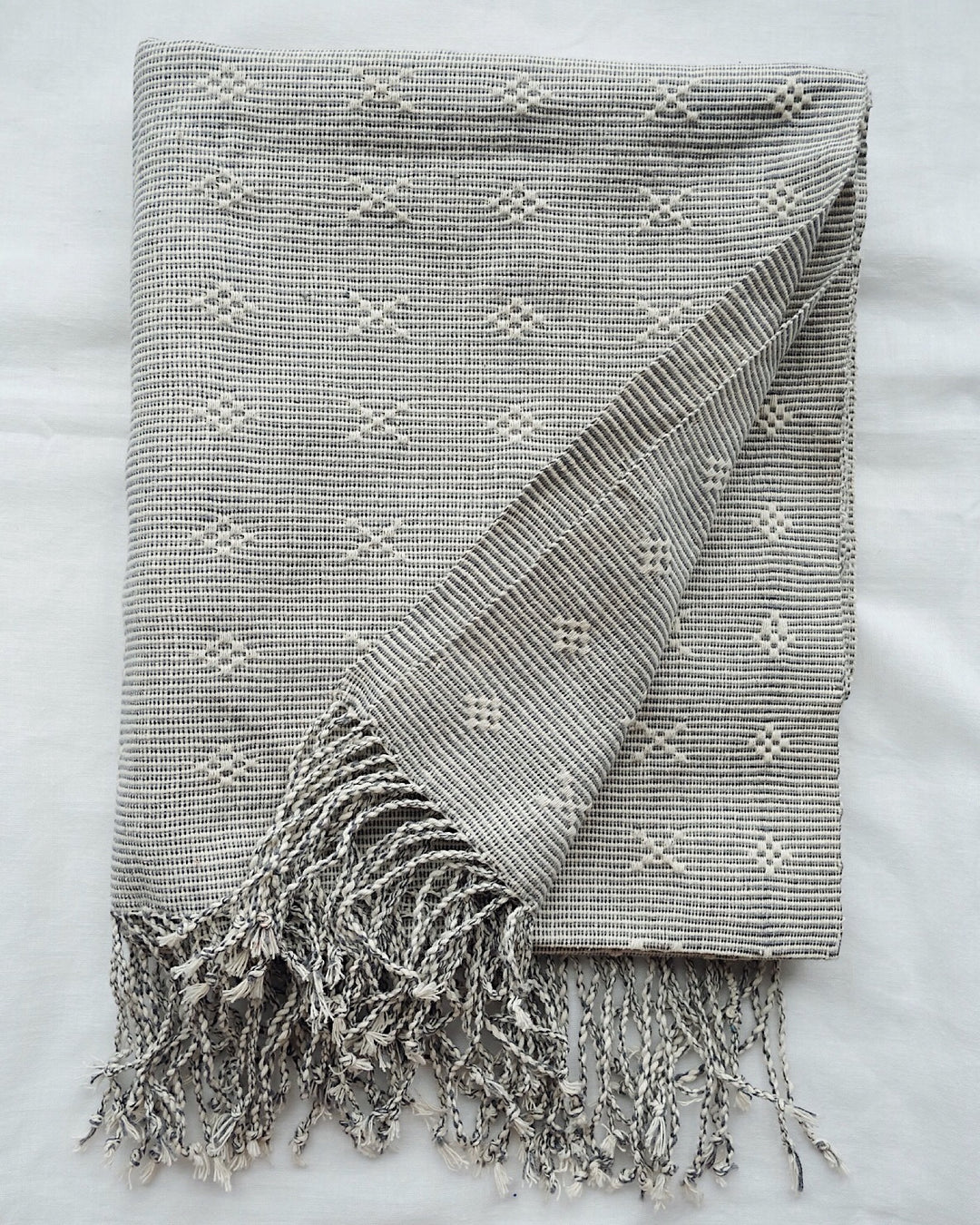 Vintage Hand Woven Table Runner, Throw | Olive & Iris 