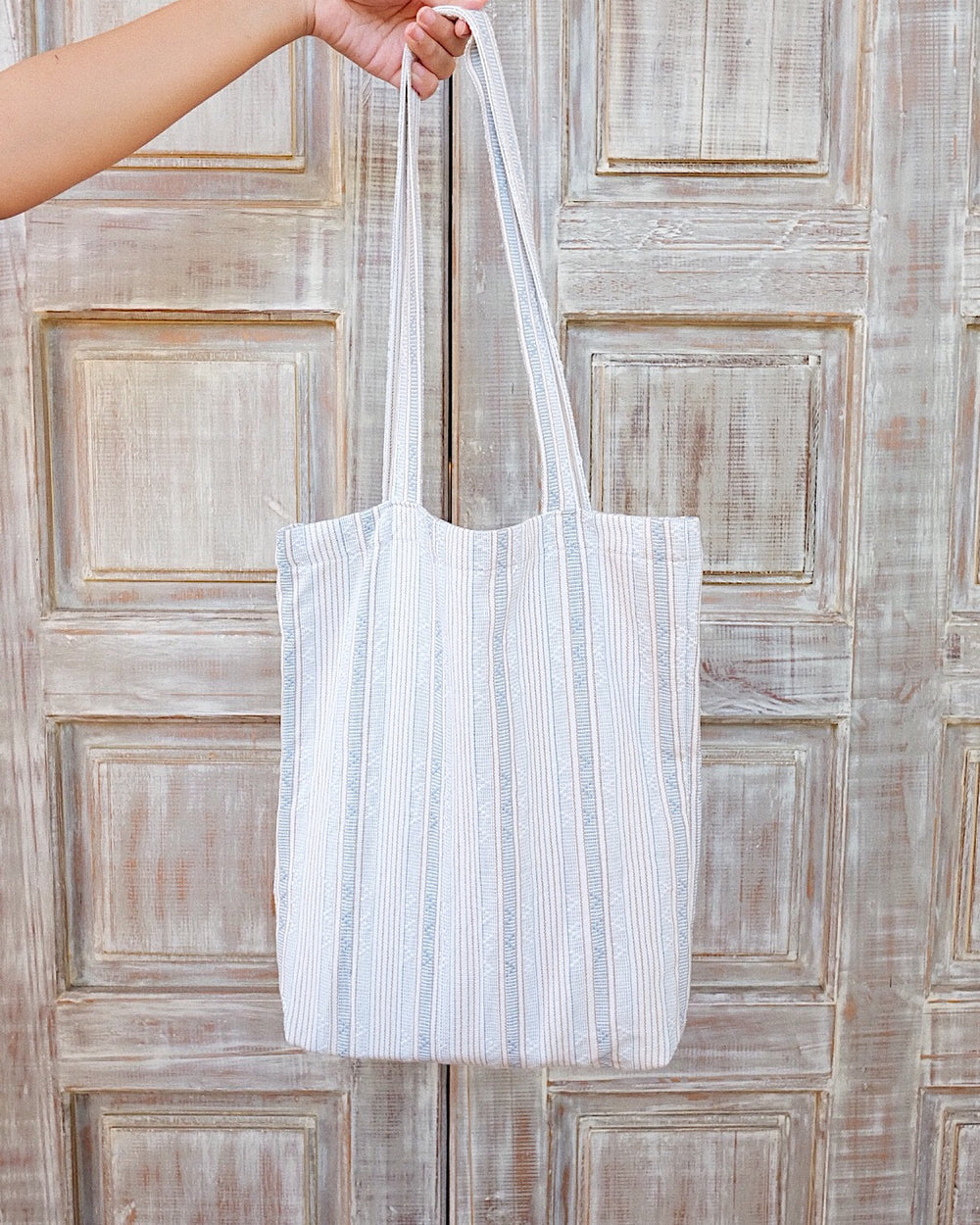 Hill Tribe Vintage Handwoven Tote Bag | Olive & Iris