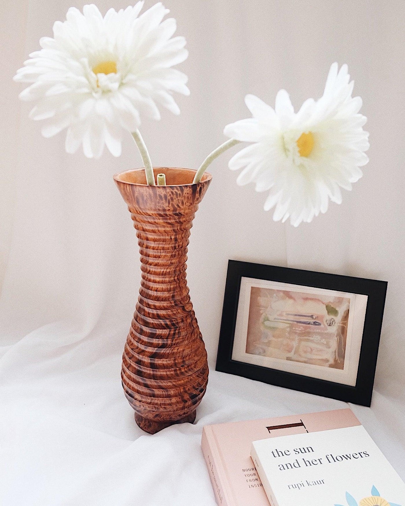 Wooden Vase | Olive & Iris