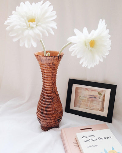Wooden Vase | Olive & Iris
