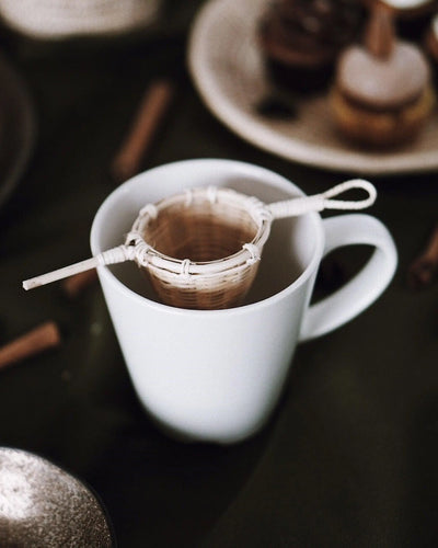 Bamboo Tea Strainer, tea infuser, tea accessories - Olive and Iris
